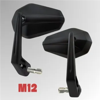 cafe 4 racer - Zrcátko na konci řídítek SOLID2 M12 SUZUKI  - HS MOTO Germany Zrcátka na řídítka 4251926907300