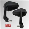 cafe 4 racer - Koncové zrkadlo riadidiel SOLID2 M12 SUZUKI  - HS MOTO Germany Zrkadlá do riadítok 4251926907300