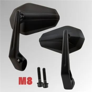 cafe 4 racer - Zrcátko na konci řídítek SOLID2 M8 Kawasaki - HS MOTO Germany Zrcátka na řídítka 4251926903265