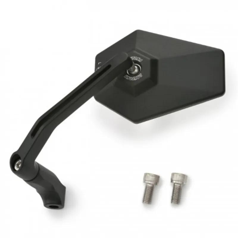 cafe 4 racer - DAYTONA Handlebar mirror D-4 black HEXAGON - Daytona Standard mirrors 4251352657886