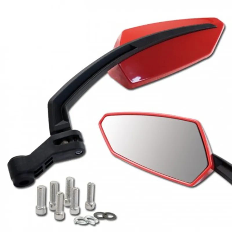 cafe 4 racer - Universal mirror "Agility" red - HS MOTO Germany Standard mirrors 4251352609380