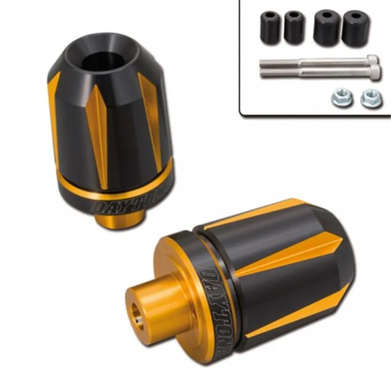 cafe 4 racer - Daytona handlebar weights "Scratch" gold anodized - Daytona Scrambler handlebars 4251352611642