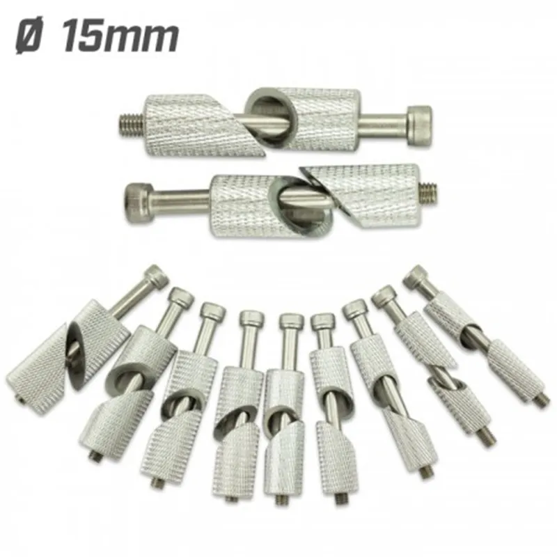 cafe 4 racer - Clamps / clamped parts for handlebar weights Ø15mm - HS MOTO Germany Accessories 4251352669803