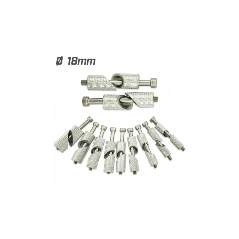cafe 4 racer - Upínak pro hmotnosti řídítek Ø18mm - HS MOTO Germany Řídítka Scrambler 4251352625762