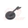 cafe 4 racer - MG 48 mirror - BLACK REVERSIBLE R/L APPROVED 2pcs - UNIT GARAGE Standard mirrors 
