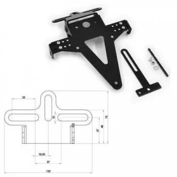 cafe 4 racer License plate holders  custom bike parts 