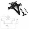 cafe 4 racer - Držák SPZ UNIVERSAL 6 - HS MOTO Germany Držáky SPZ a příslušenství 4251361237796