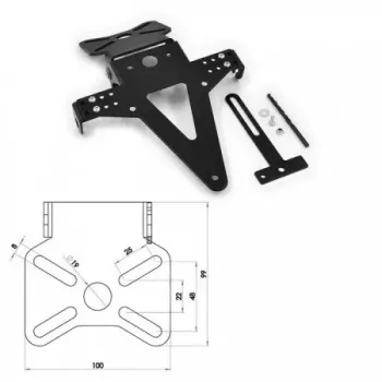 cafe 4 racer License plate holders  custom bike parts 