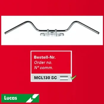 cafe 4 racer - LSL Alu-rukojeť A02, stříbrná - LSL Standardní řídítka  4251342900244