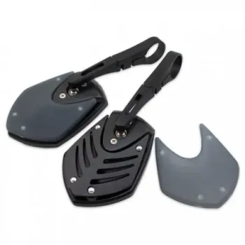 cafe 4 racer - Rebel switch 4 button – Black- 22mm 7/8" Handlebar - Rebelmoto Bar end mirrors 