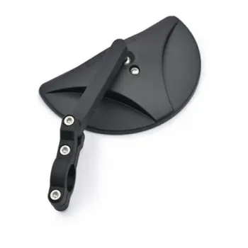 cafe 4 racer - Užitkové zrcadlo Biltwell Obdélníková svorka - 7/8" černá - BILTWELL Zrcátka na řídítka 