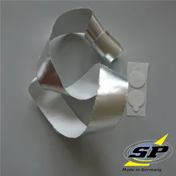 cafe 4 racer - Heat protection tape for water hoses + cable harnesses, dimensions: 980 x 30mm, heat-resistant up to 750 ° C - HS MOTO Germany Exhaust heat shield 4251352630070