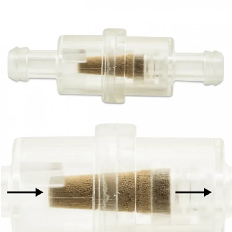 cafe 4 racer - Universal fuel filter 8mm - HS MOTO Germany Carburator parts 4251352601315