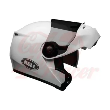 cafe 4 racer - BELL SRT Modulára  prilba lesklá biela - BELL BELL Celotvárové prilby 