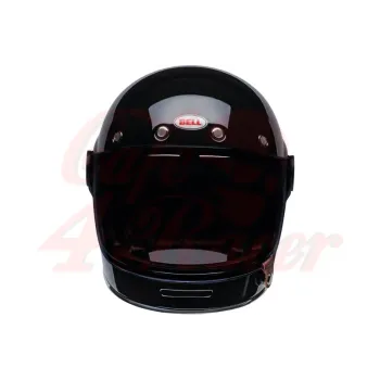 cafe 4 racer -  BELL  Bullitt Retro Full Face Helmet Gloss Black - BELL BELL Full face helmets 
