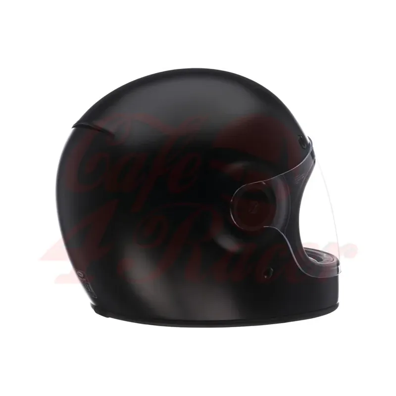 cafe 4 racer -  BELL  Bullitt Retro Full Face Helmet Flat Black   - BELL BELL Full face helmets 