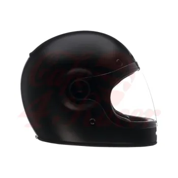 cafe 4 racer -  BELL  Bullitt Retro Full Face Helmet Flat Black   - BELL BELL Full face helmets 