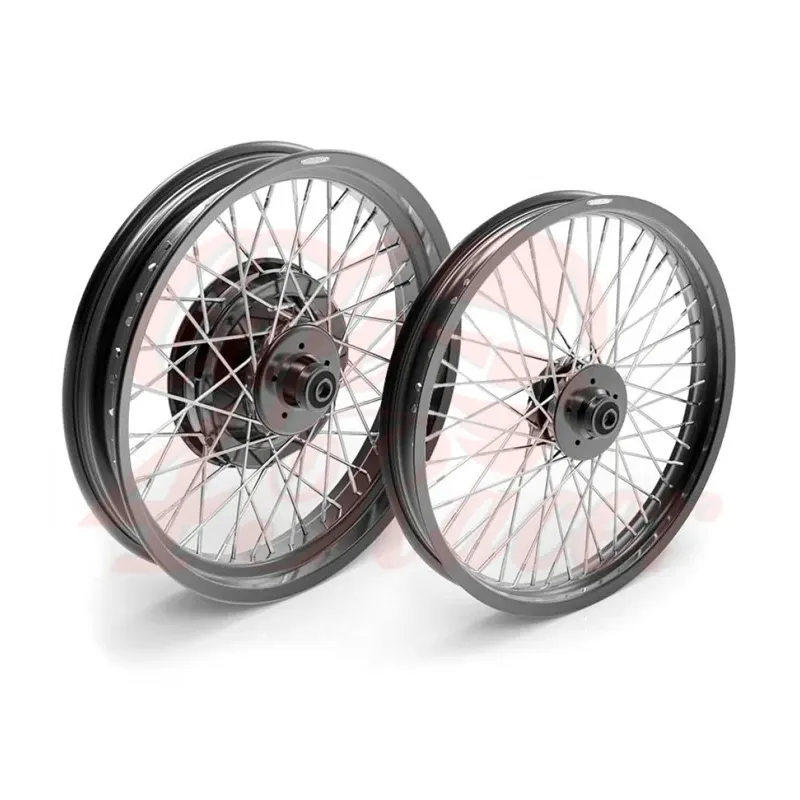 Pair of spoked wheels R100RS 48M6 (DRUM BRAKE)