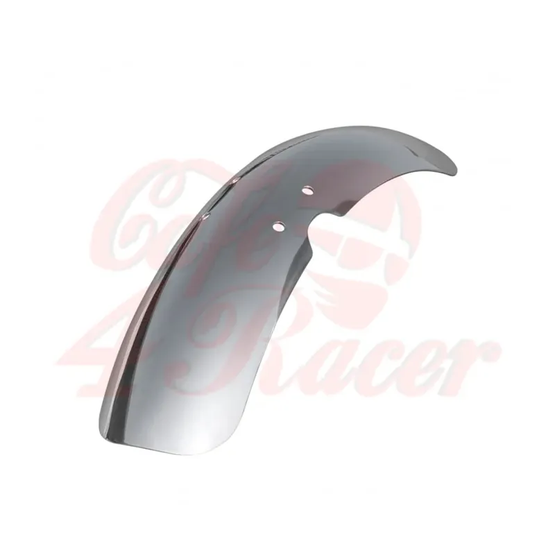 cafe 4 racer - Raceblade Front Mudguard/Fender- Spoke Wheels - Polished Aluminium Bonneville, T100, Scrambler, Thruxton - Motone Triumph Bonneville 