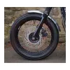 cafe 4 racer - Raceblade Front Mudguard/Fender- Spoke Wheels - Polished Aluminium Bonneville, T100, Scrambler, Thruxton - Motone Triumph Bonneville 