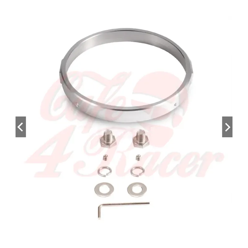 cafe 4 racer - 7" palcový CNC obráběný hliníkový rám pro LED světlo Sterling Silver - Cafe4Racer Kryty světlometů 