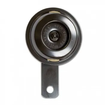 cafe 4 racer - Černý klaksón, 6V, průměr 70 mm - HS MOTO Germany Klaksón 4251352613646