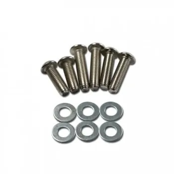 cafe 4 racer - Spacer black aluminum 2-piece innerØ: 8mm / outerØ: 20mm each 2 - HS MOTO Germany Accessories 4251926911253