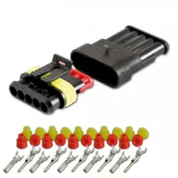 cafe 4 racer - Superseal pin contact set 0.75-1.50 10 pins female - HS MOTO Germany Connectors and others 4251926902299