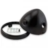 cafe 4 racer - 7" kryt světlometu matně černý Nevo style - boční montáž - HS MOTO Germany Kryty světlometů 4251352668554