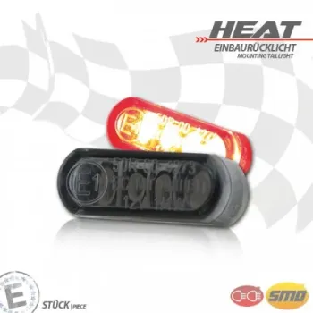 cafe 4 racer - LED built-in rear light "Heat" - HS MOTO Germany LED Rear lights 4251352655318