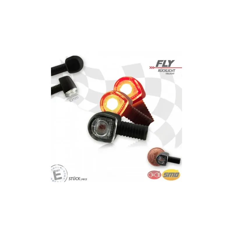 cafe 4 racer - SMD rear light "FLY" - HS MOTO Germany LED Rear lights 4251352657404