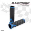 cafe 4 racer - Rubber grip "D-Version" blue - HS MOTO Germany 22mm &  7/8 inch 4251352632241