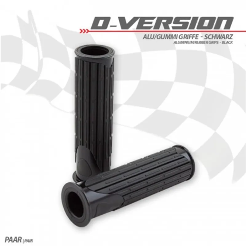 cafe 4 racer - Gumové rukojeti "D-Version" - HS MOTO Germany 22 mm & 7/8 inch 4251352632296