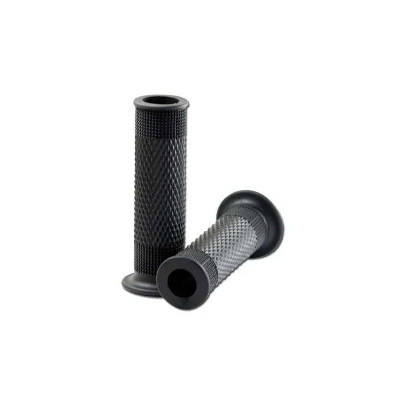 cafe 4 racer - "Fast" rubber grip black - HS MOTO Germany 22mm & 7/8 inch 4251352609168