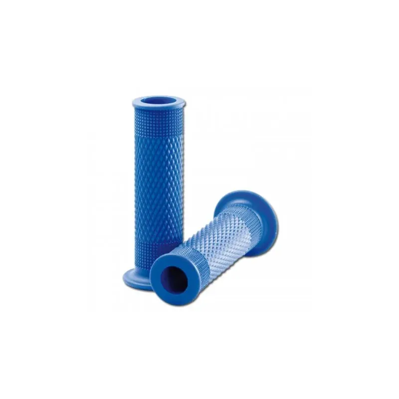 cafe 4 racer - grip rubber "Fast" BLUE - HS MOTO Germany 22mm &  7/8 inch 4251352609175