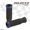 cafe 4 racer - Gumová rukojeť "Select2" modrá - HS MOTO Germany 22 mm & 7/8 inch 4251352632579