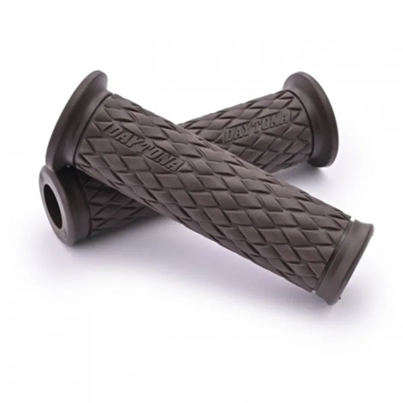 cafe 4 racer - DAYTONA Handlebar Grips GGD KNIT  brown - Daytona Scrambler handlebars 4251926906945