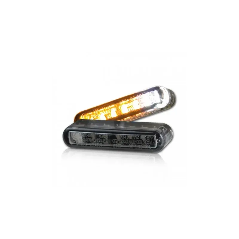 cafe 4 racer - Vestavěné LED směrovky "STREAK" - HS MOTO Germany Vestavěná směrová světla 4251352603036