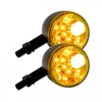 cafe 4 racer - SMD Led smerovky, brzdové svetlo / RL "Jack" 3in1 meď - HS MOTO Germany 2v1 a 3v1  