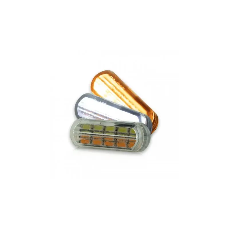cafe 4 racer - LED built-in turn signal position light set "Heat" - HS MOTO Germany Built-in indicators &  position light 4251352669162