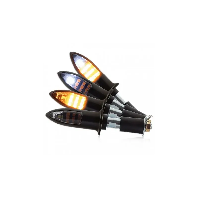 cafe 4 racer - Arrow LED handlebar end indicator combo

 ALU - HS MOTO Germany 2in1 and 3in1  4251352678256