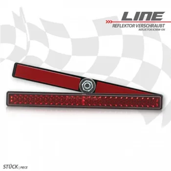 cafe 4 racer - Reflektor "Line" - HS MOTO Germany Reflektor - odrazky 4251352636140