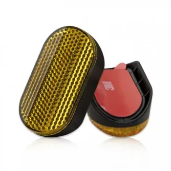 cafe 4 racer - SHIN YO reflector, rectangular with 2 x M4 threaded bolts - Shin Yo Reflectors 4054783185825