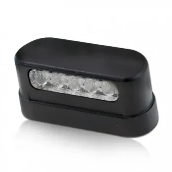 cafe 4 racer - SHINY MINI LED-LICENSE PLATE LIGHT,BLACK - Shin Yo License plate lights 4054783033416