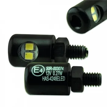 cafe 4 racer - 4-LED license plate light, black - MCS License plate lights 