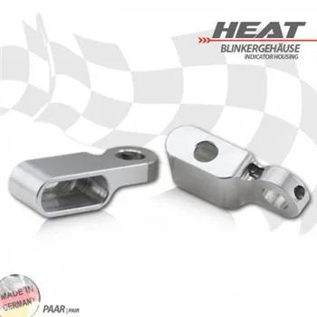 cafe 4 racer - Vhodné pouzdro pro světlo "Heat" 284096 - HS MOTO Germany CNC hliníková pouzdra / držáky 4251352621559