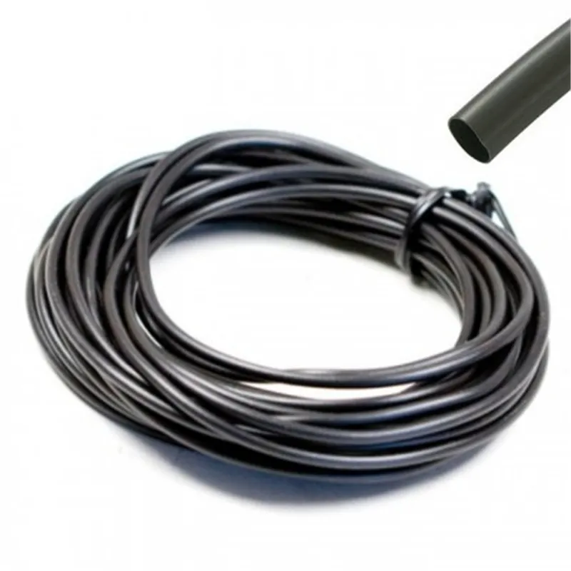 cafe 4 racer - Izolačná hadica Ø 6mm 5 metrov čierne PVC Vhodné na ochranu káblov - HS MOTO Germany Konektory a ostané 4251352640062