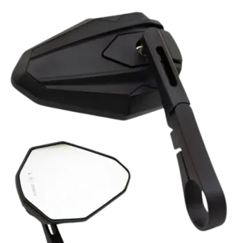 cafe 4 racer - SHINY HANDLEBAR MIRROR CIRCULA-S - Shin Yo Bar end mirrors 4054783687435