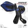 cafe 4 racer - Spätné zrkadlo do riaditok MOVE Uni M6 modrá - HS MOTO Germany Príslušenstvo 4251352632838