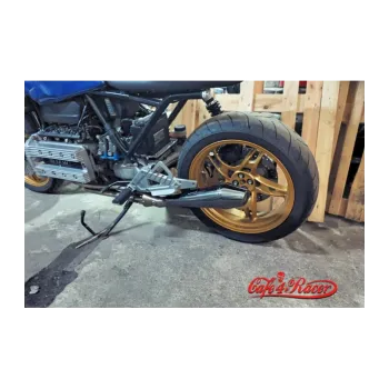 cafe 4 racer - BMW K100 style 66 black inox + collector4to1 - Cafe4Racer K100 exhaust parts 